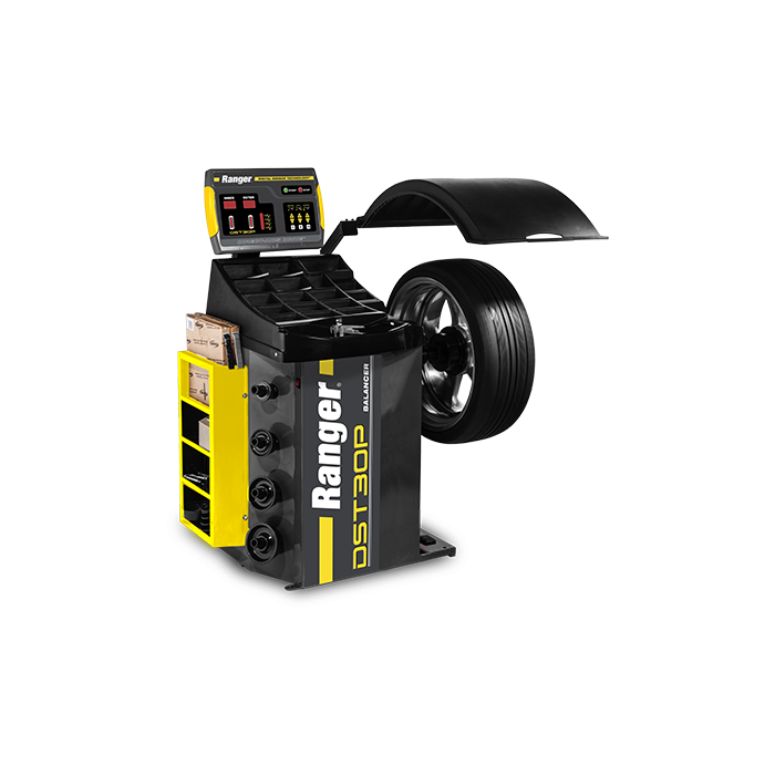 DST30P, 110-220V, GR-YEL - Balanceadora de ruedas / 110–240V, monofásico, 50/60 Hz