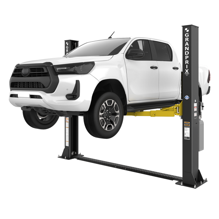 Elevador de dos postes / Capacidad 4,082 kg (9,000 lb) / Con plataforma en piso / 220V, monofásico - GP-9LC (220V1) [SKU: 5175825]