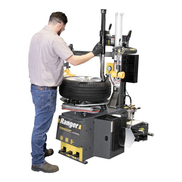 R980DP, 220V, GR-YEL - R980DP Swing-Arm Tire Changer W/Dual Assist / 208-240V, 1-Ph., 50/60hz